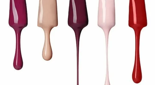 vernis coulant vers le bas
